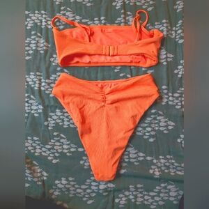 Montce Swimwear Melon Micro Rib Paula Bikini Bottom